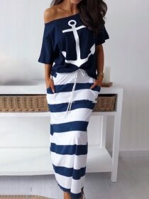 SE TOP E GONNA LUNGA MARY blu